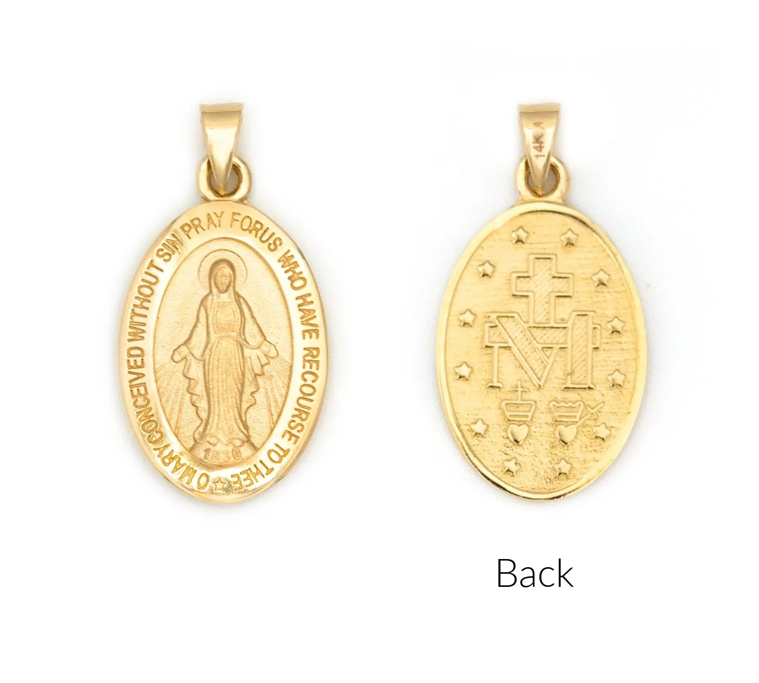 18mm Oval Miraculous Medal