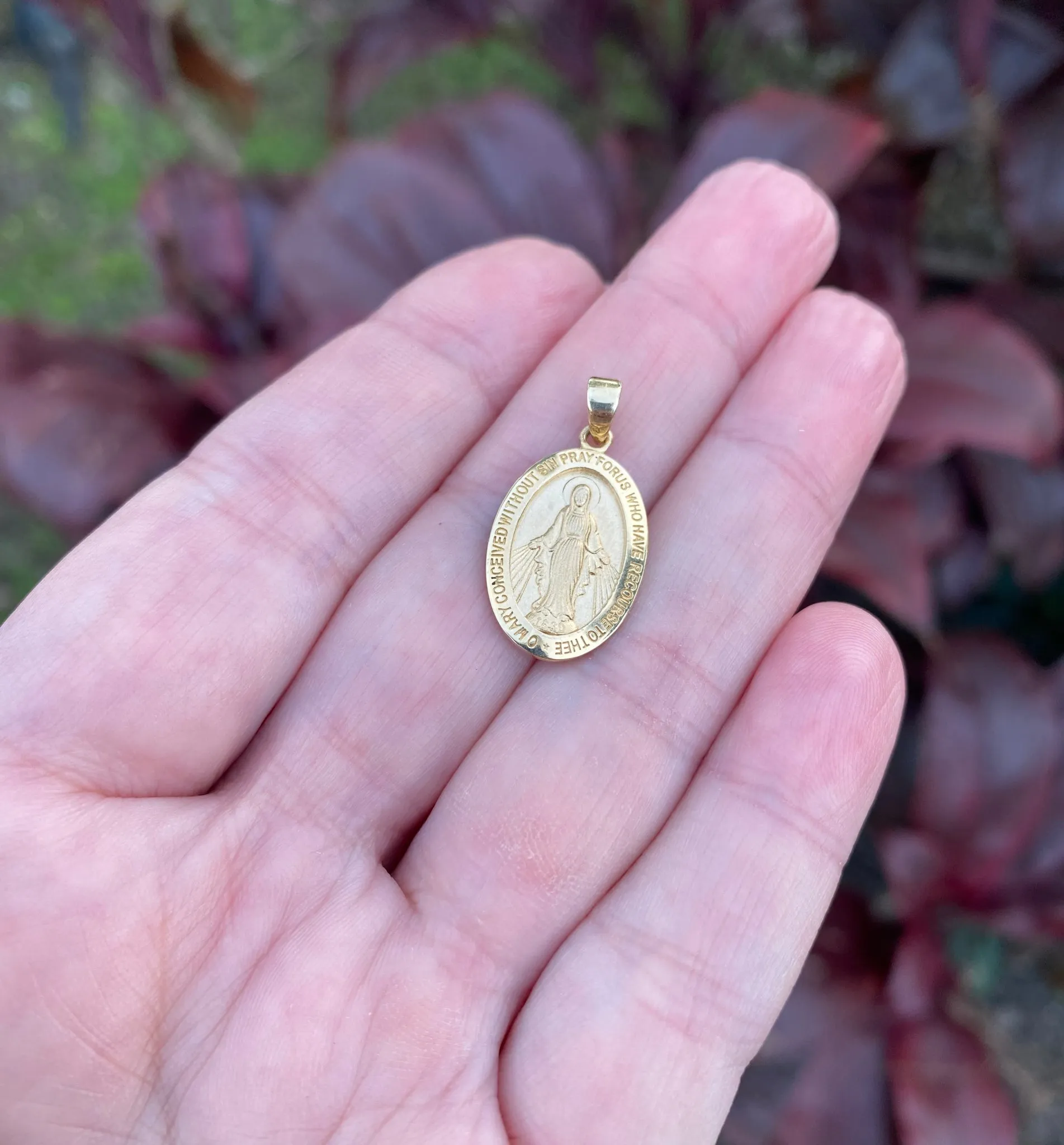 18mm Oval Miraculous Medal