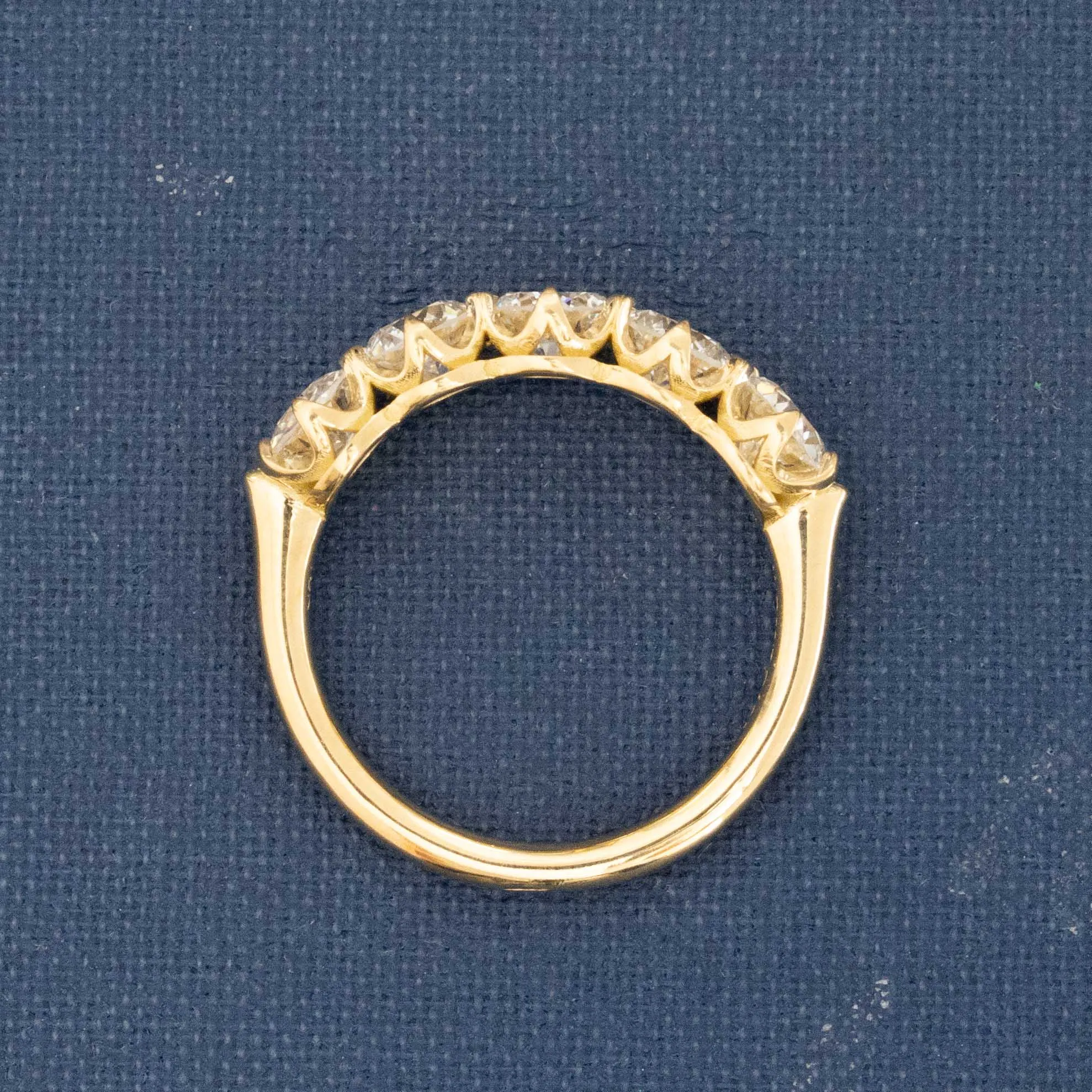 2.00ctw Old European Cut Diamond 5-Stone Band