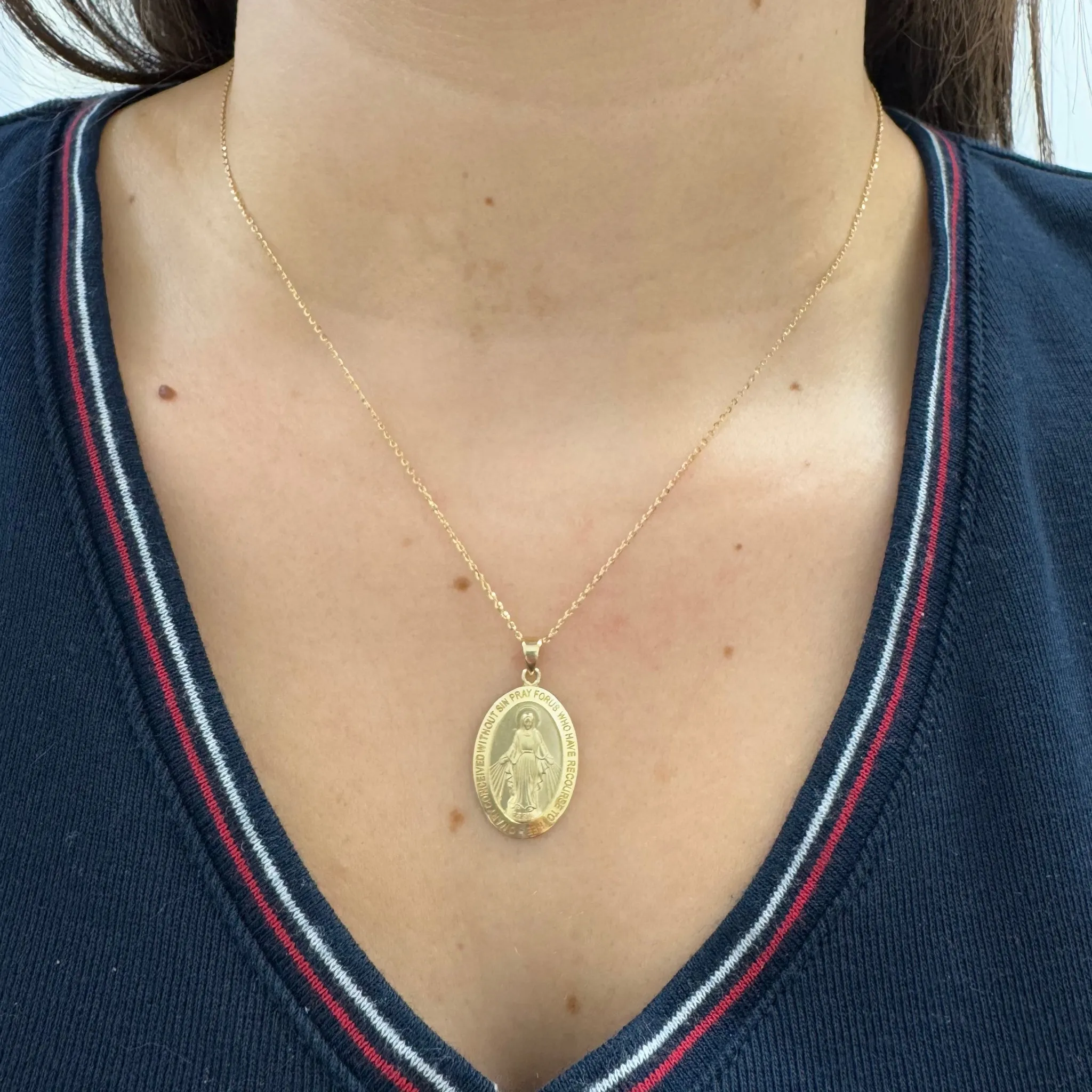 20mm Oval Miraculous Medal