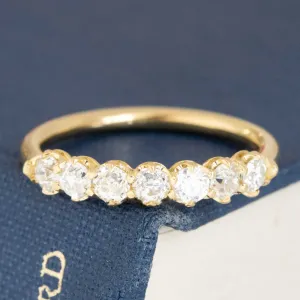 .70ctw Old European Cut Diamond Half-Hoop Band