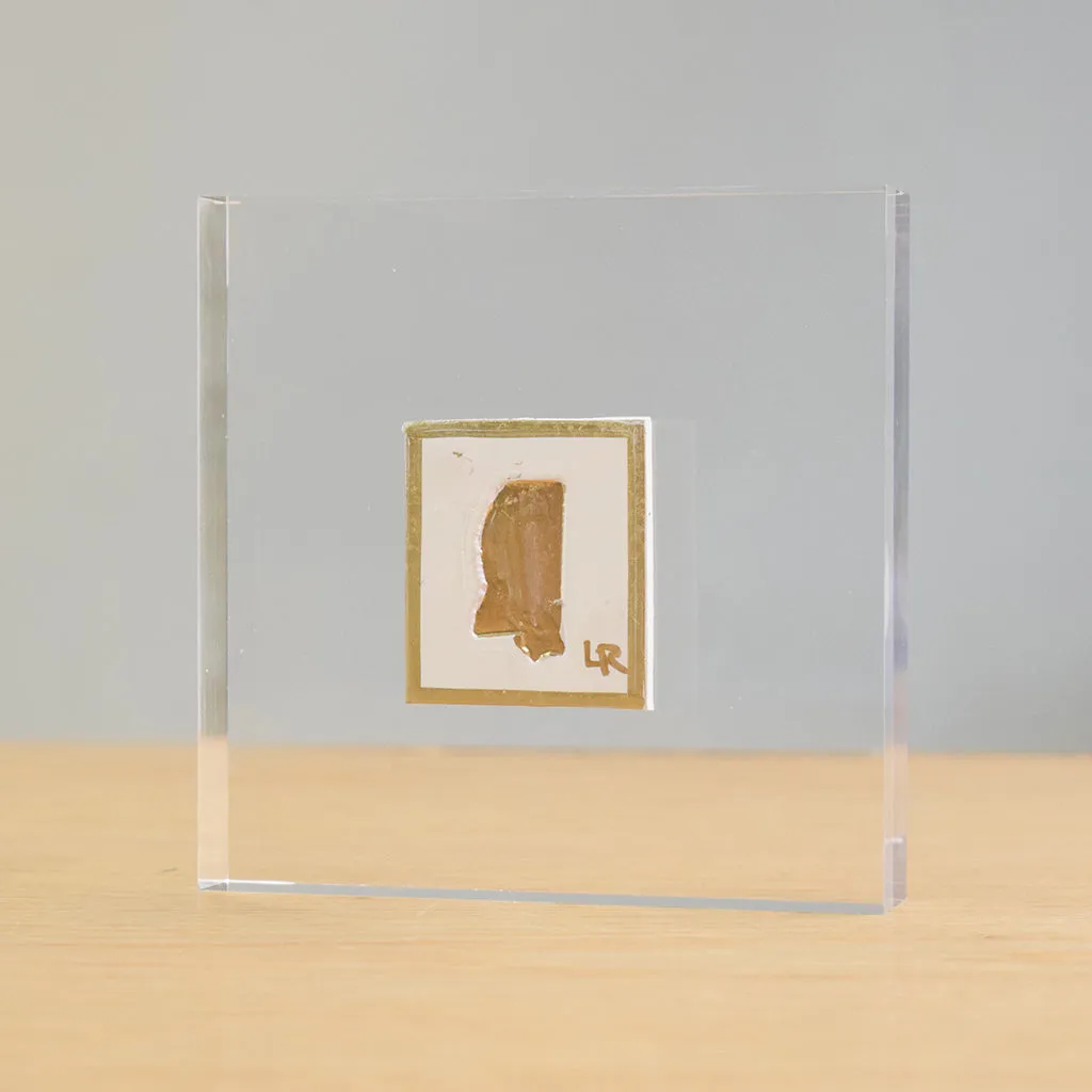 Acrylic Block Mississippi