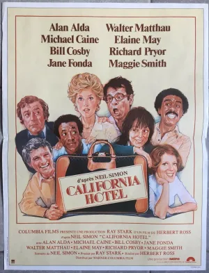 Affiche CALIFORNIA HOTEL California Suite JANE FONDA Alan Alda 40x60cm *