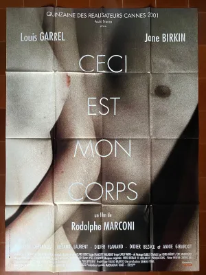 Affiche CECI EST MON CORPS Rodolphe MARCONI Louis GARREL Jane BIRKIN  120x160cm