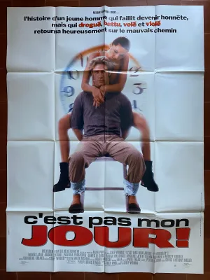 Affiche C'EST PAS MON JOUR Skip WOODS Thomas JANE Aaron ECKHART    120x160cm