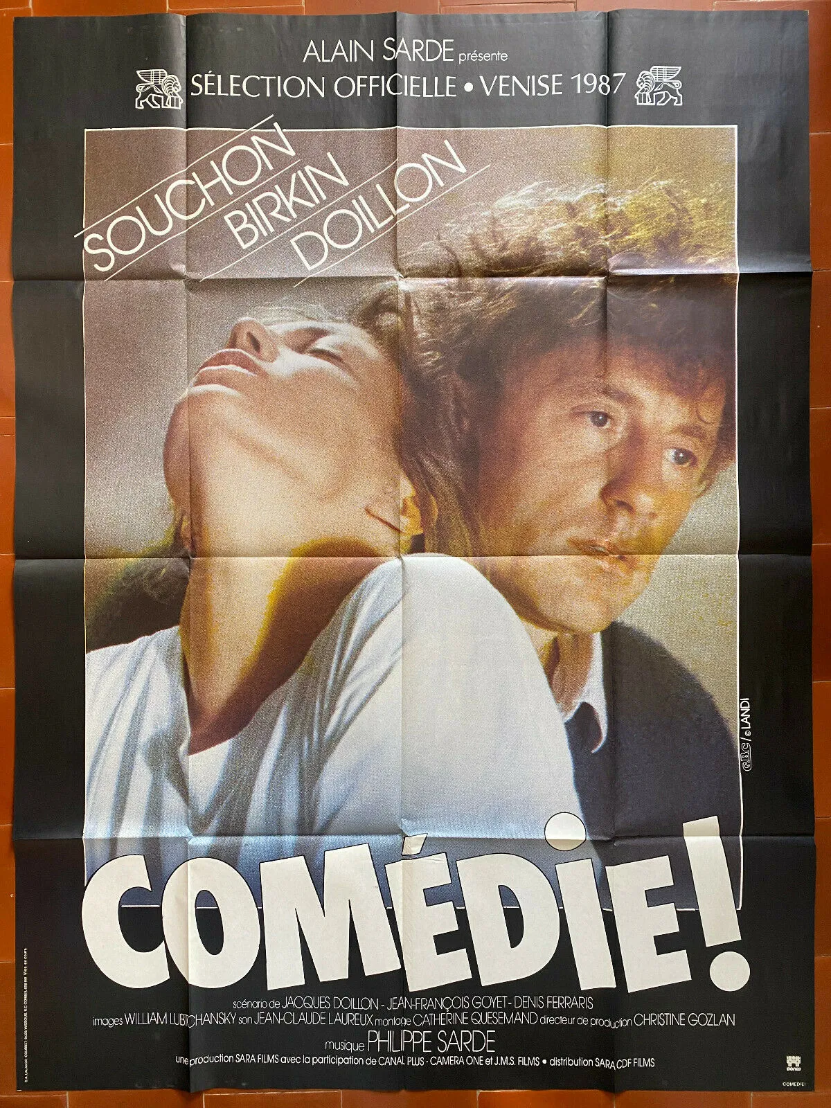 Affiche COMEDIE Jacques vDOILLON Alain SOUCHON Jane BIRKIN  120x160cm