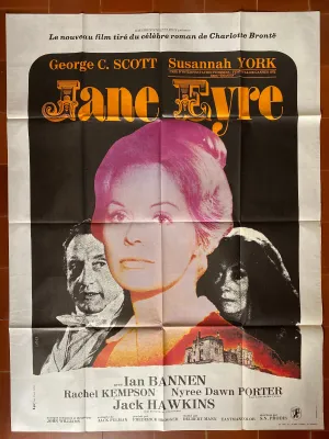 Affiche JANE EYRE Delbert MANN Susannah YORK  Ian BANNEN 120x160cm