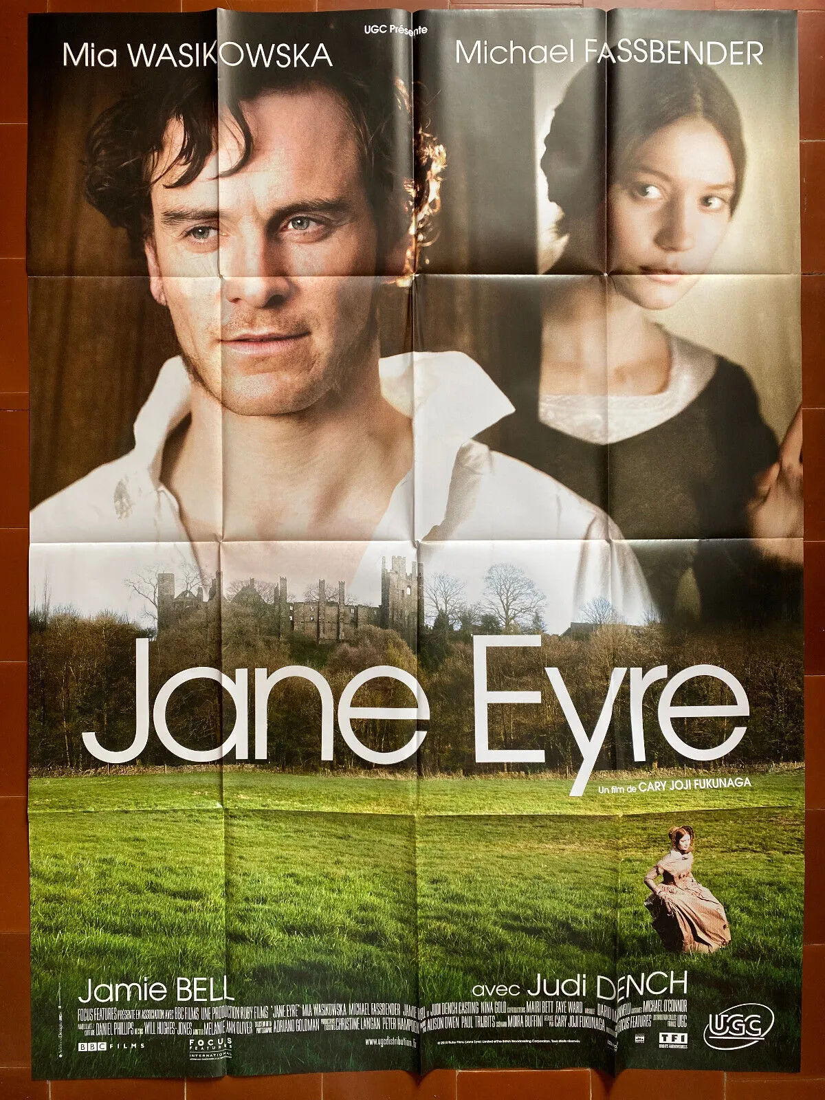 Affiche JANE EYRE Mia WASIKOWSKA Michael FASSBENDER 120x160cm