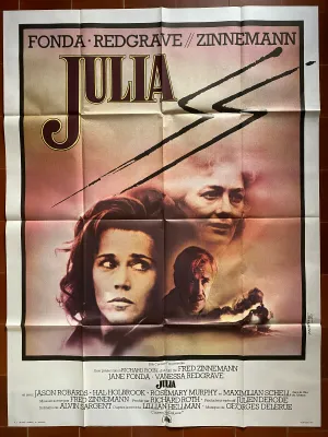 Affiche JULIA Fred ZINNEMANN Jane FONDA Vanessa REDGRAVE  120x160cm