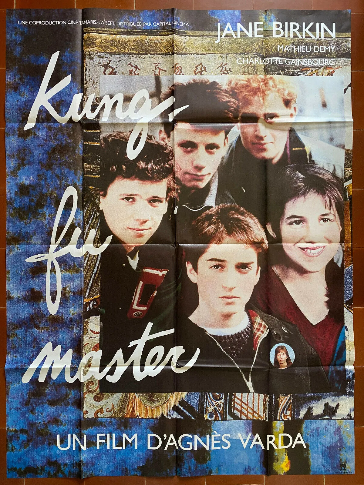 Affiche KUNG FU MASTER Agnes VARDA Jane BIRKIN 120x160cm