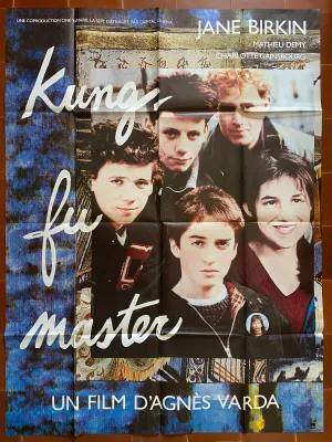 Affiche KUNG FU MASTER Agnes VARDA Jane BIRKIN 120x160cm