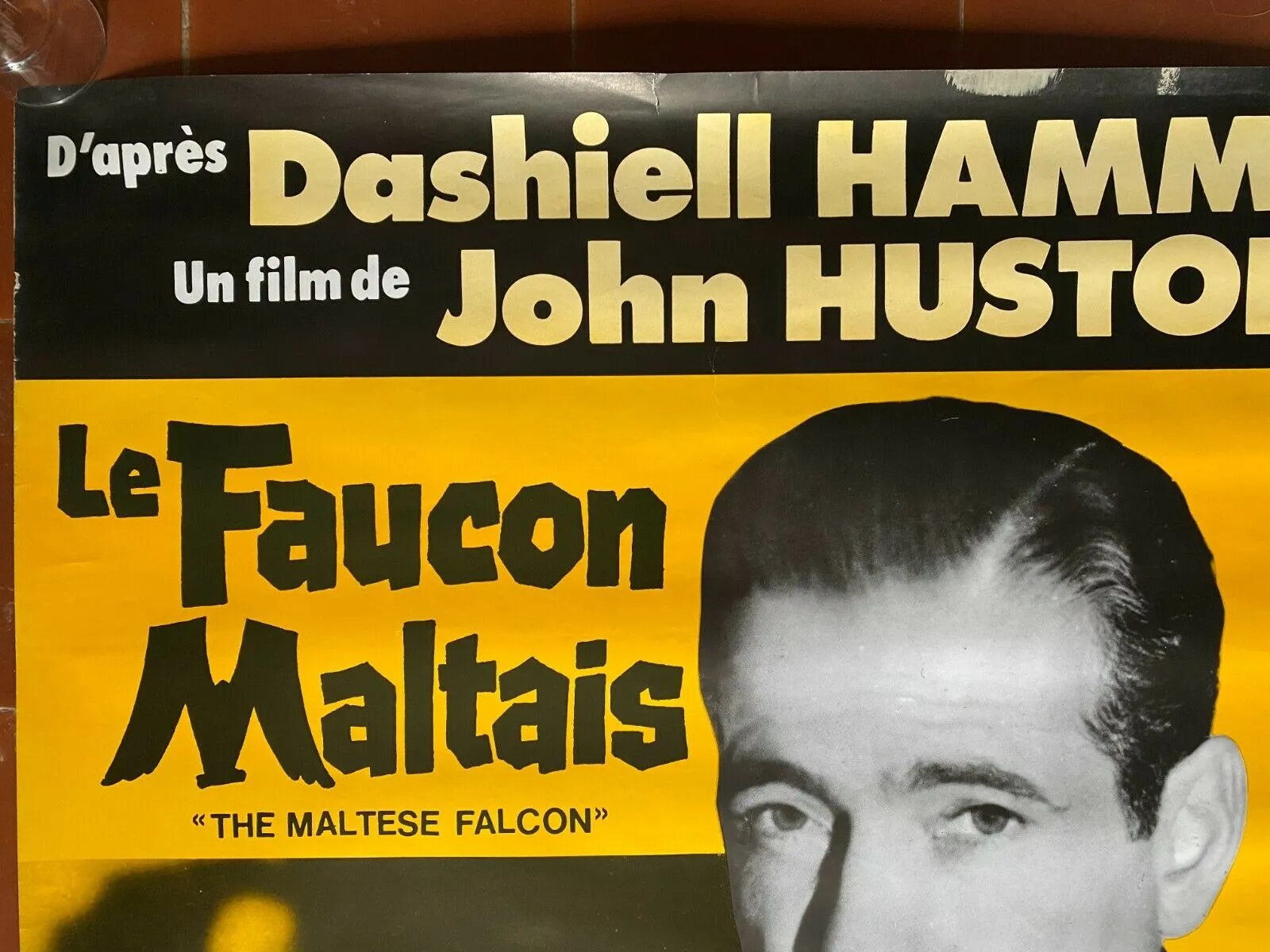 Affiche LE FAUCON MALTAIS Maltese Falcon HUMPHREY BOGART Film-Noir 80x120cm