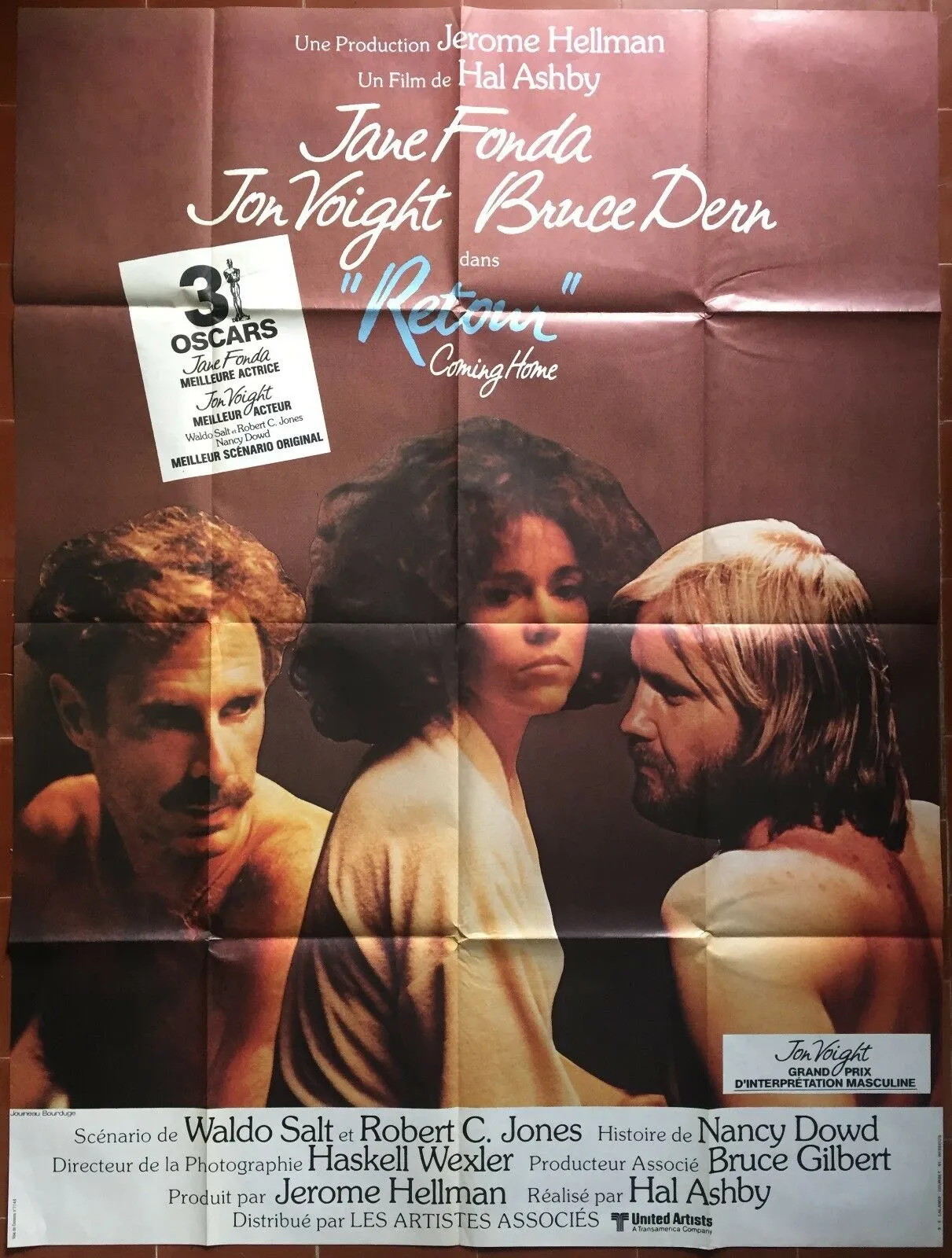 Affiche LE RETOUR Coming Home JANE FONDA Jon Voight 120x160cm *