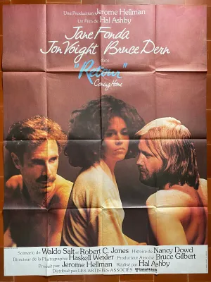 Affiche LE RETOUR Hal ASHBY Jane FONDA Jon VOIGHT Bruce DERN 120x160cm
