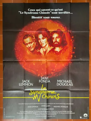 Affiche LE SYNDROME CHINOIS James BRIDGES Jane FONDA Michael DOUGLAS 120x160cm