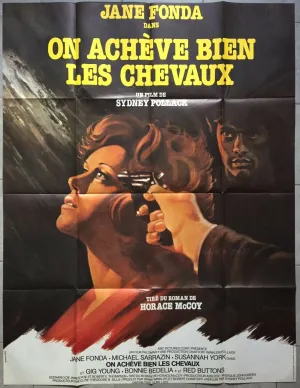 Affiche ON ACHEVE BIEN LES CHEVAUX They shoot horses... JANE FONDA 120x160cm