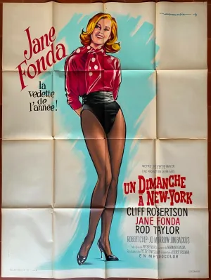 Affiche UN DIMANCHE A NEW-YORK Sunday in New-York JANE FONDA 120x160cm
