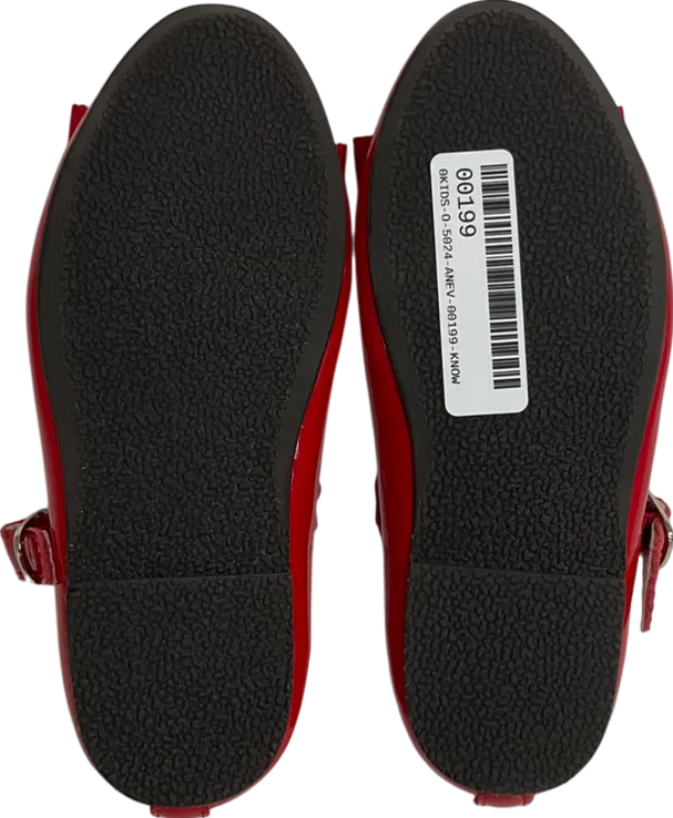 Age of innocence Ellen Red Bow front shoesUK 5.5 EU 22 👼