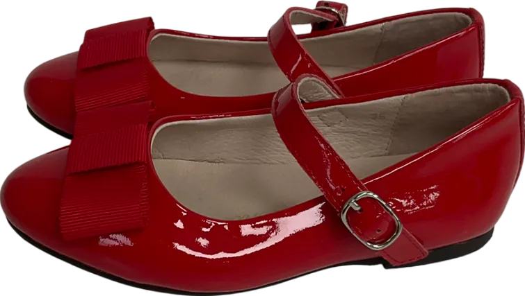 Age of innocence Ellen Red Bow front shoesUK 5.5 EU 22 👼