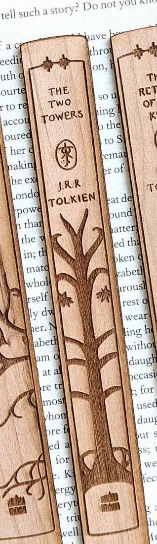 Alder Hand-drawn Bookspine Bookmark, multiple styles