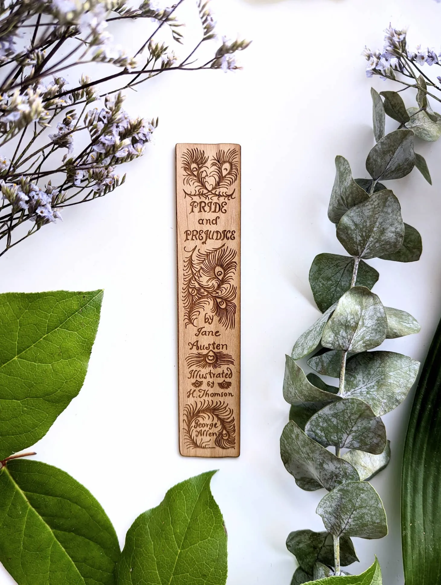 Alder Hand-drawn Bookspine Bookmark, multiple styles