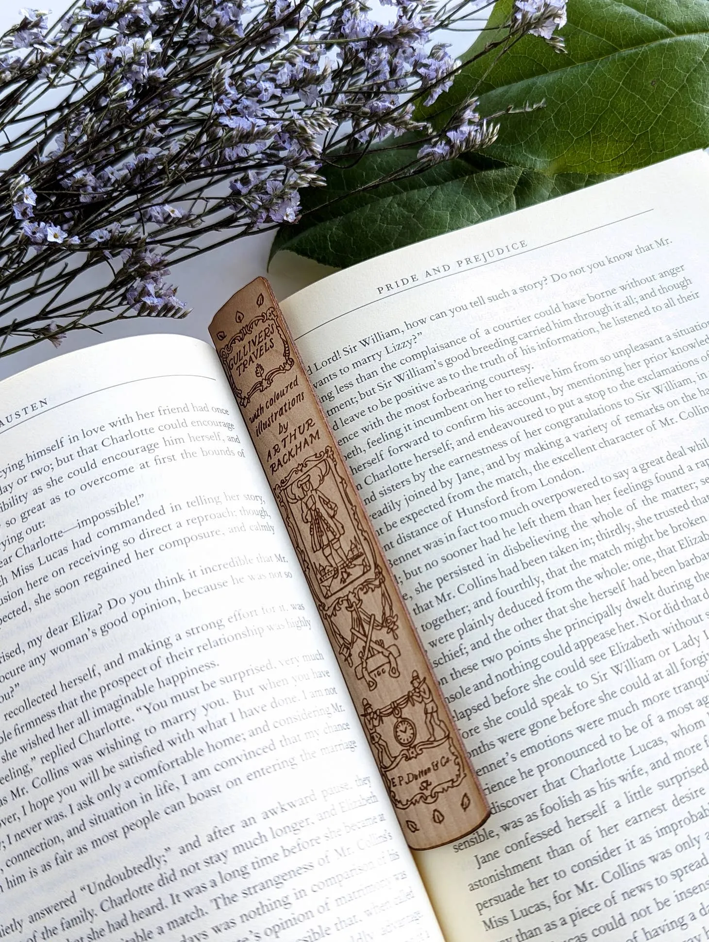 Alder Hand-drawn Bookspine Bookmark, multiple styles