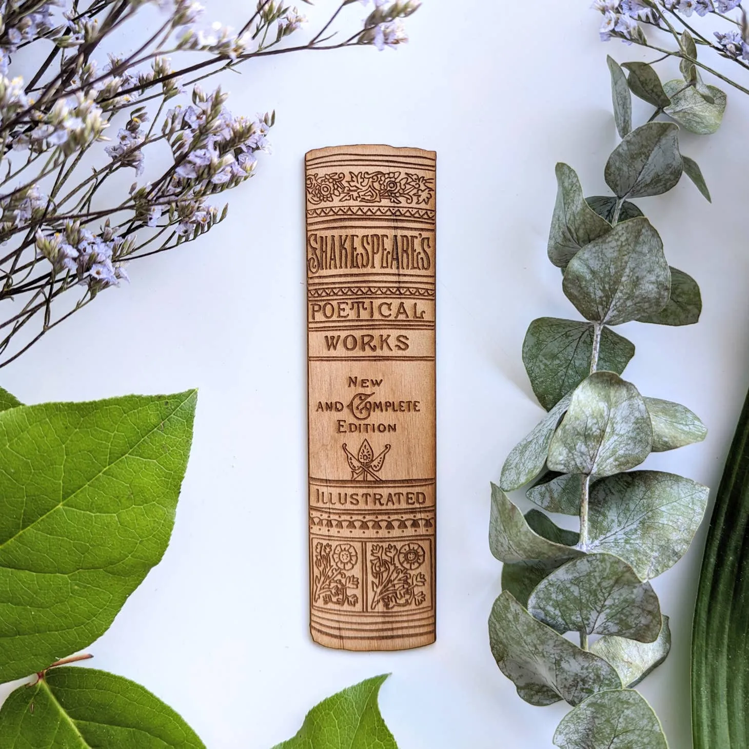 Alder Hand-drawn Bookspine Bookmark, multiple styles