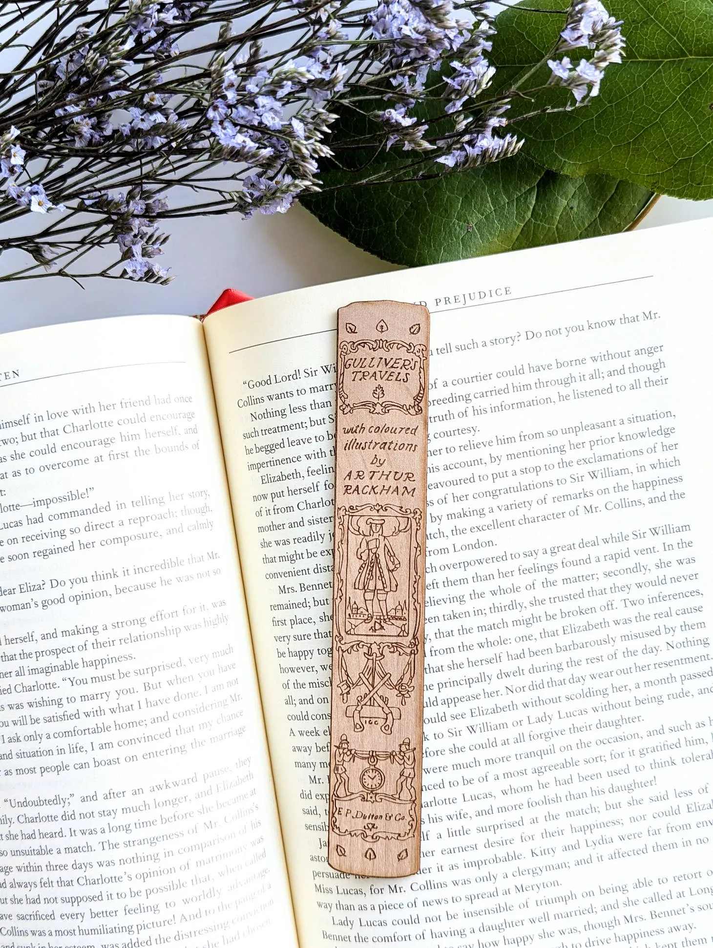 Alder Hand-drawn Bookspine Bookmark, multiple styles