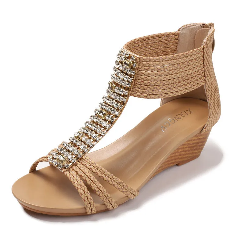 Alicia® | Stylish Boho Wedge Sandals For Women