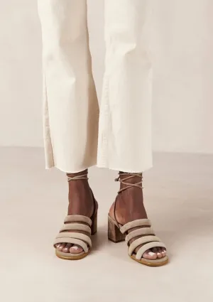 ALOHAS Letizia Suede Heel Sandals