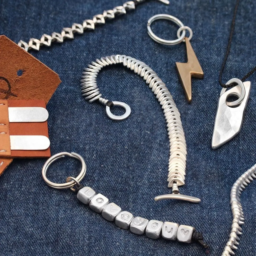 Alphabet Block Keychain