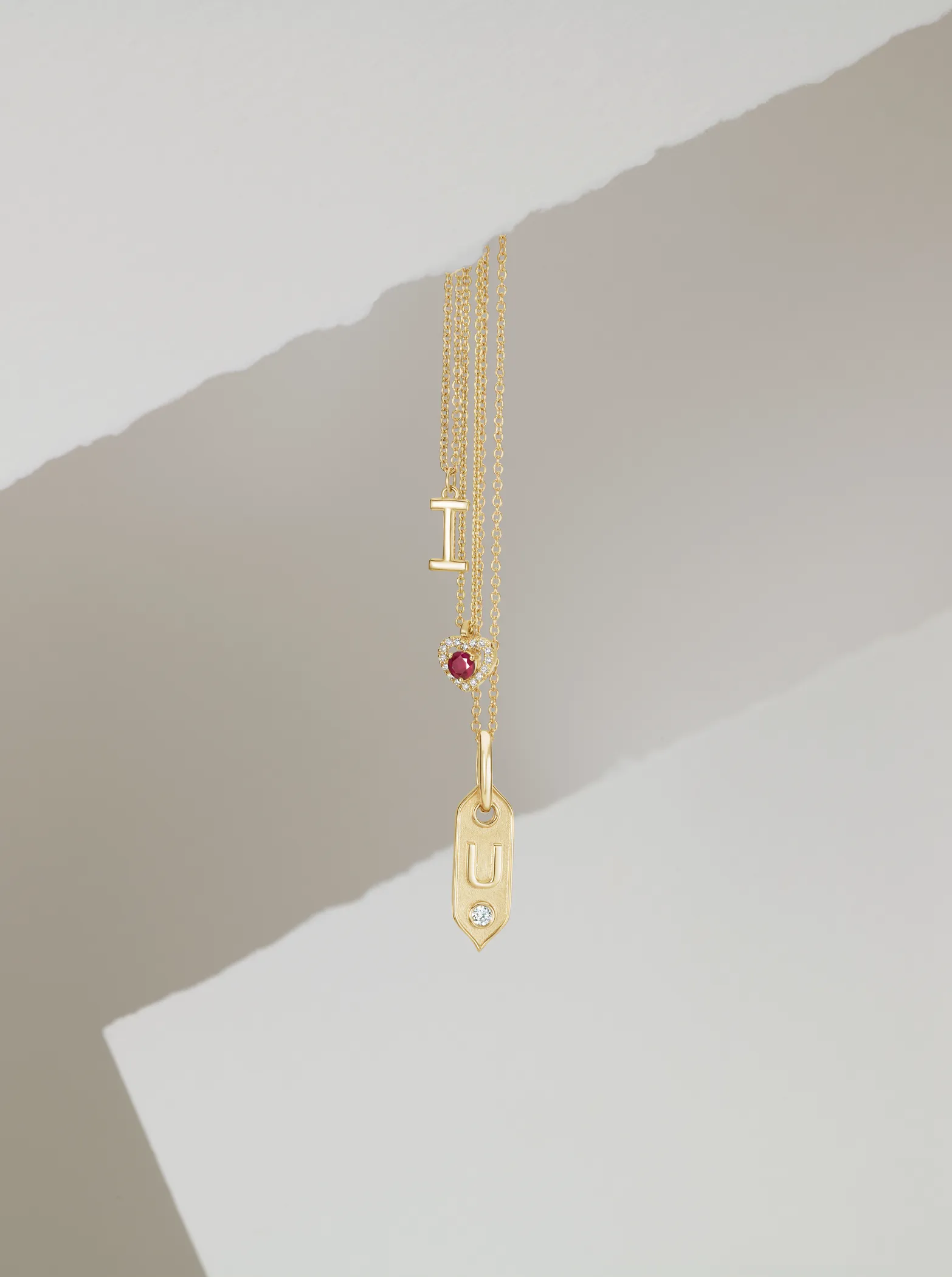 Alphabet Uppercase Letter Necklace