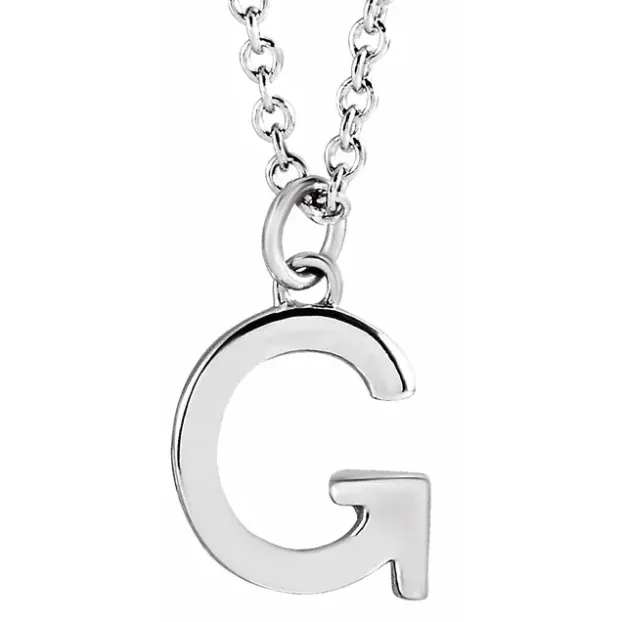 Alphabet Uppercase Letter Necklace