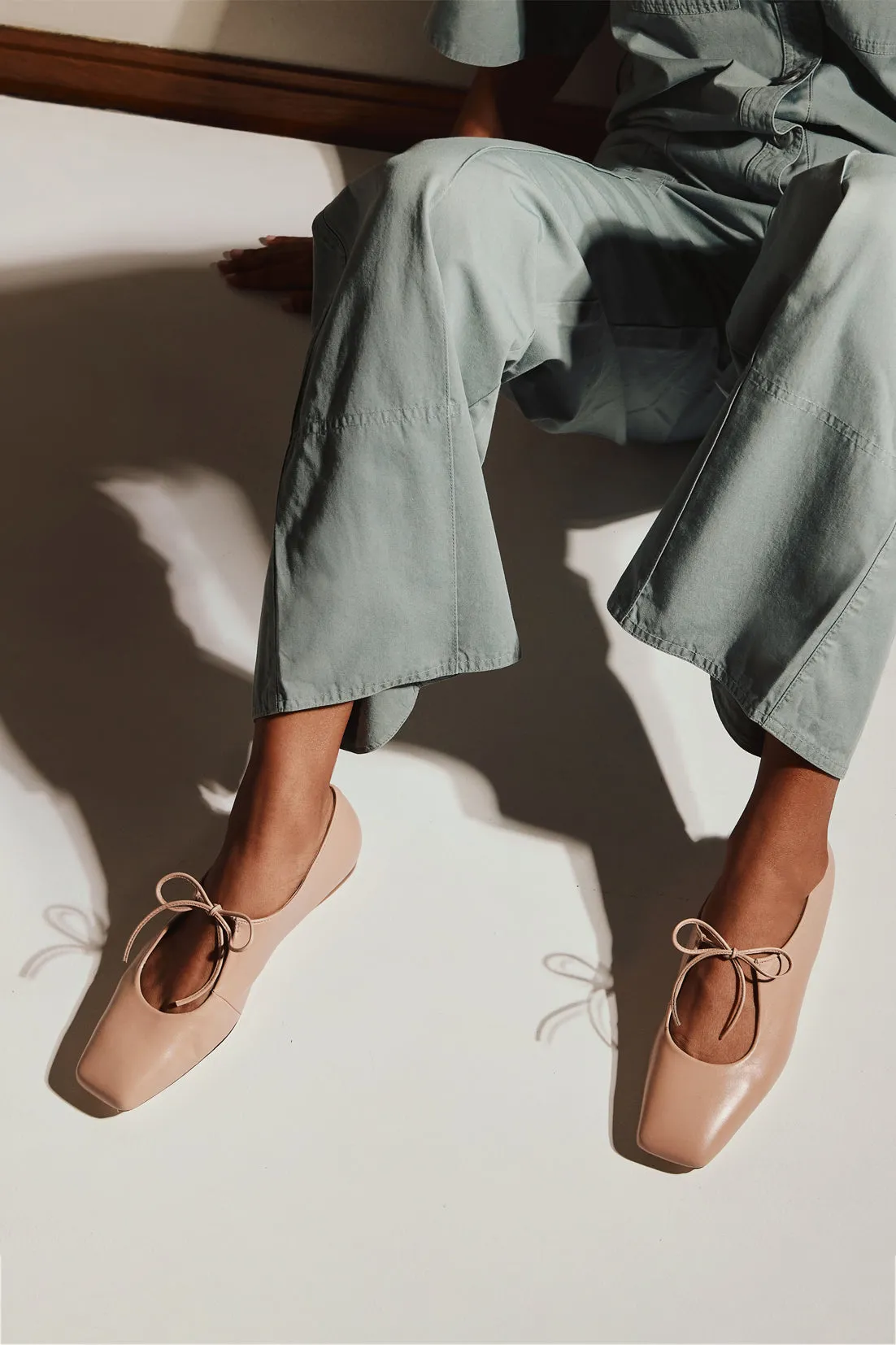 Amelia Blush Leather