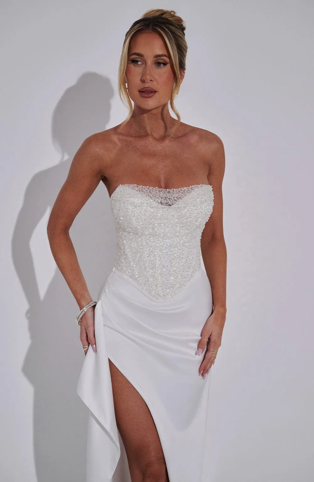 Ana Maxikleid - Elfenbein