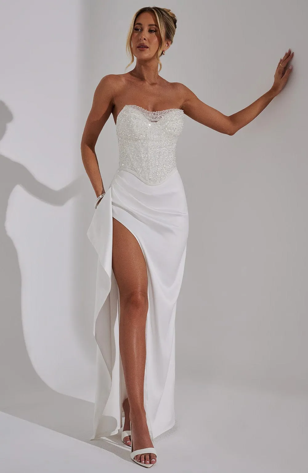 Ana Maxikleid - Elfenbein