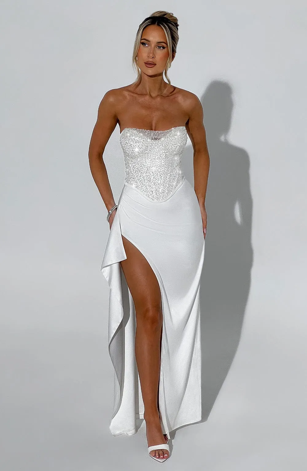 Ana Maxikleid - Elfenbein