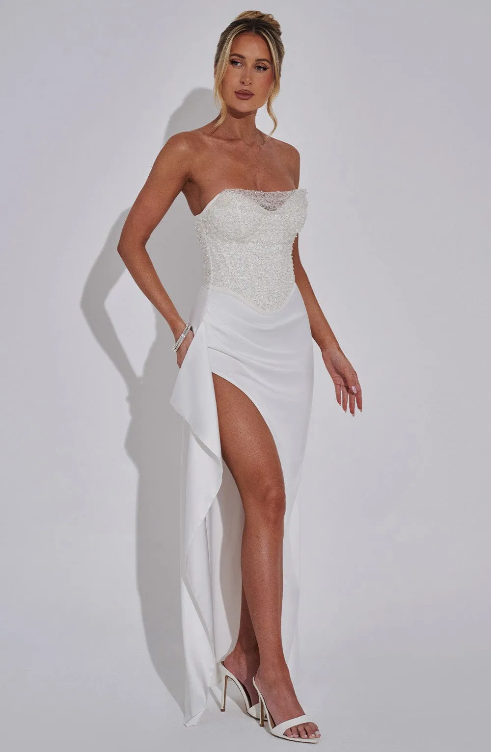 Ana Maxikleid - Elfenbein