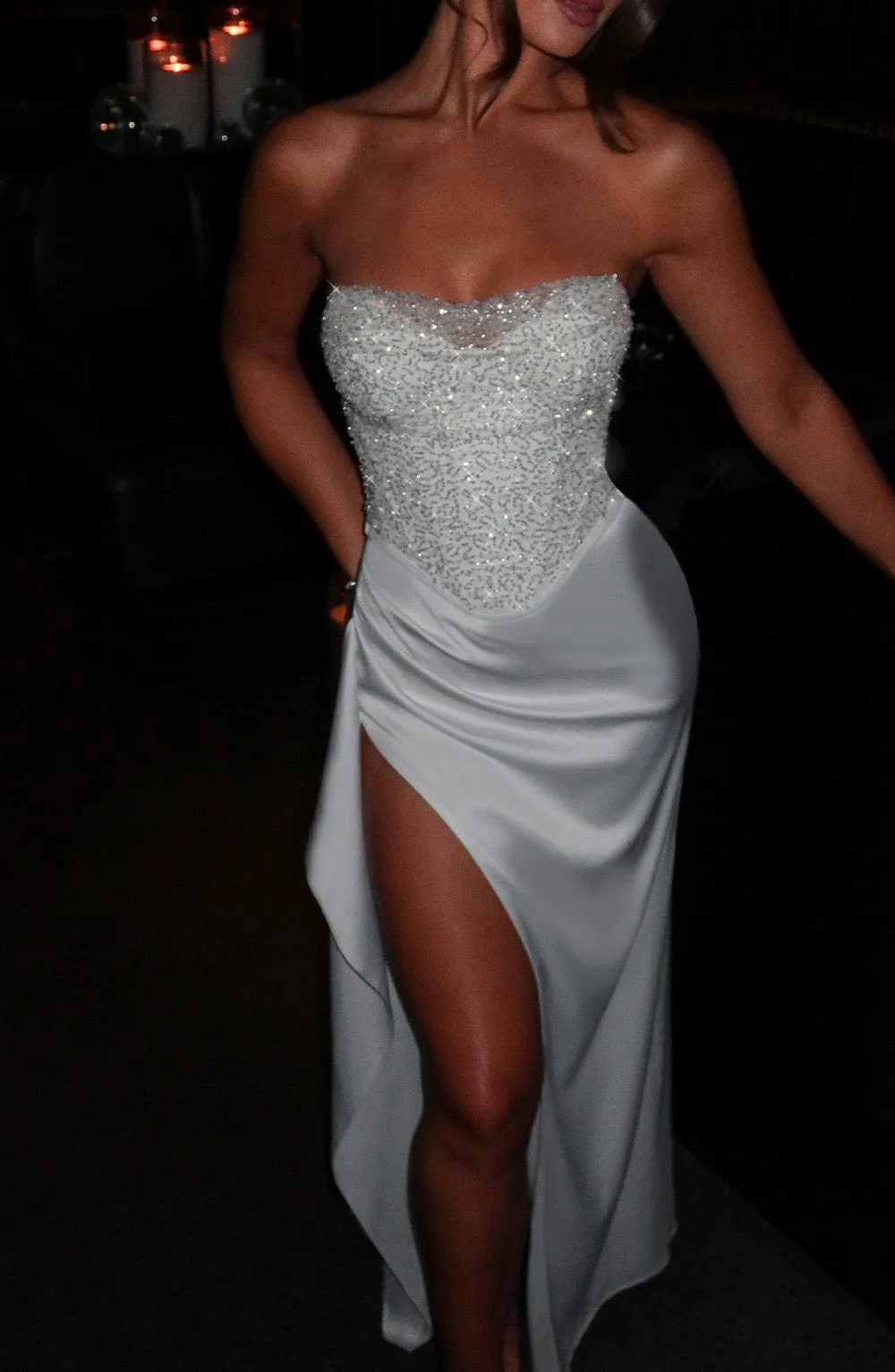 Ana Maxikleid - Elfenbein
