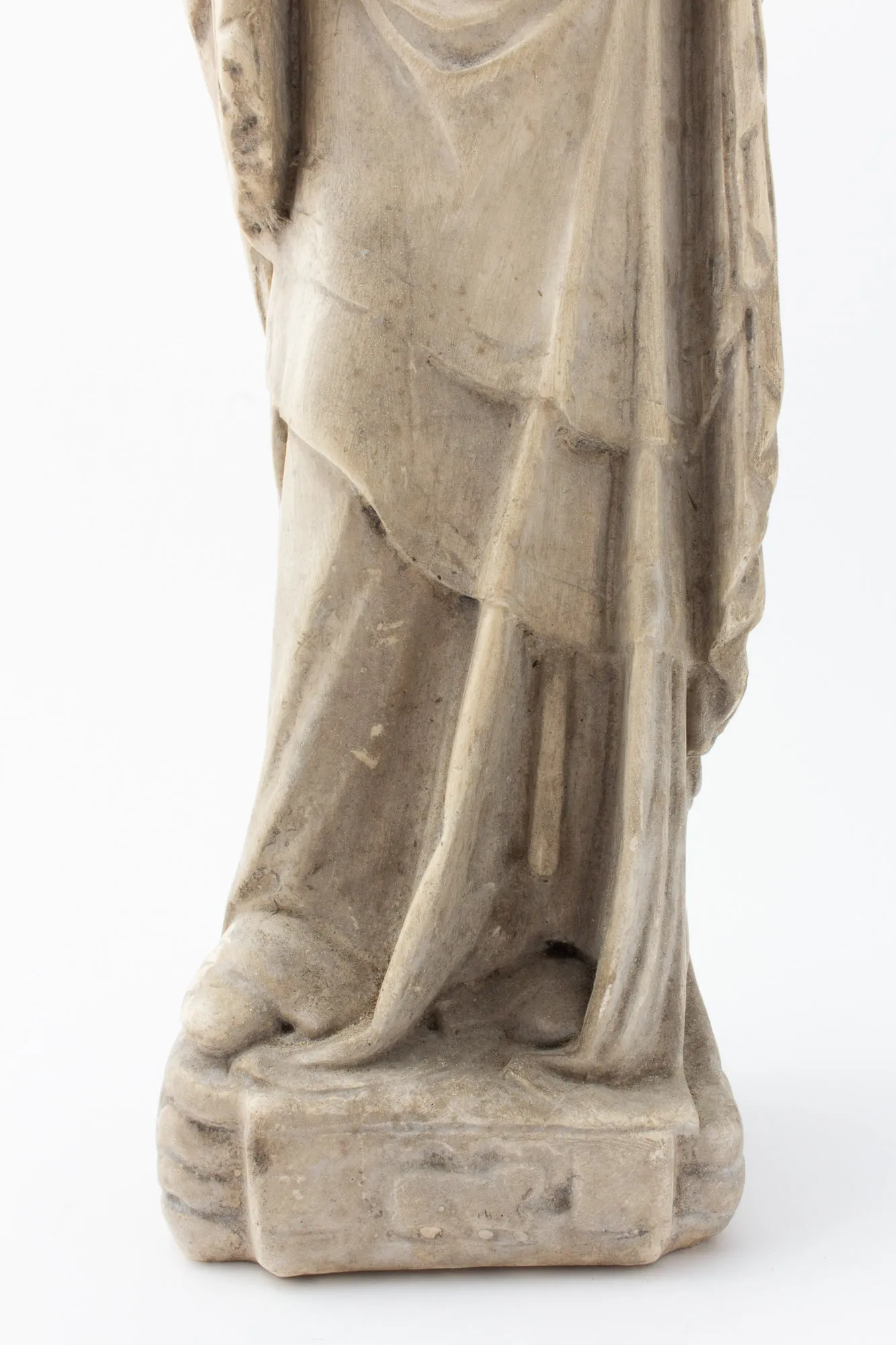 Antique French Religious Statue