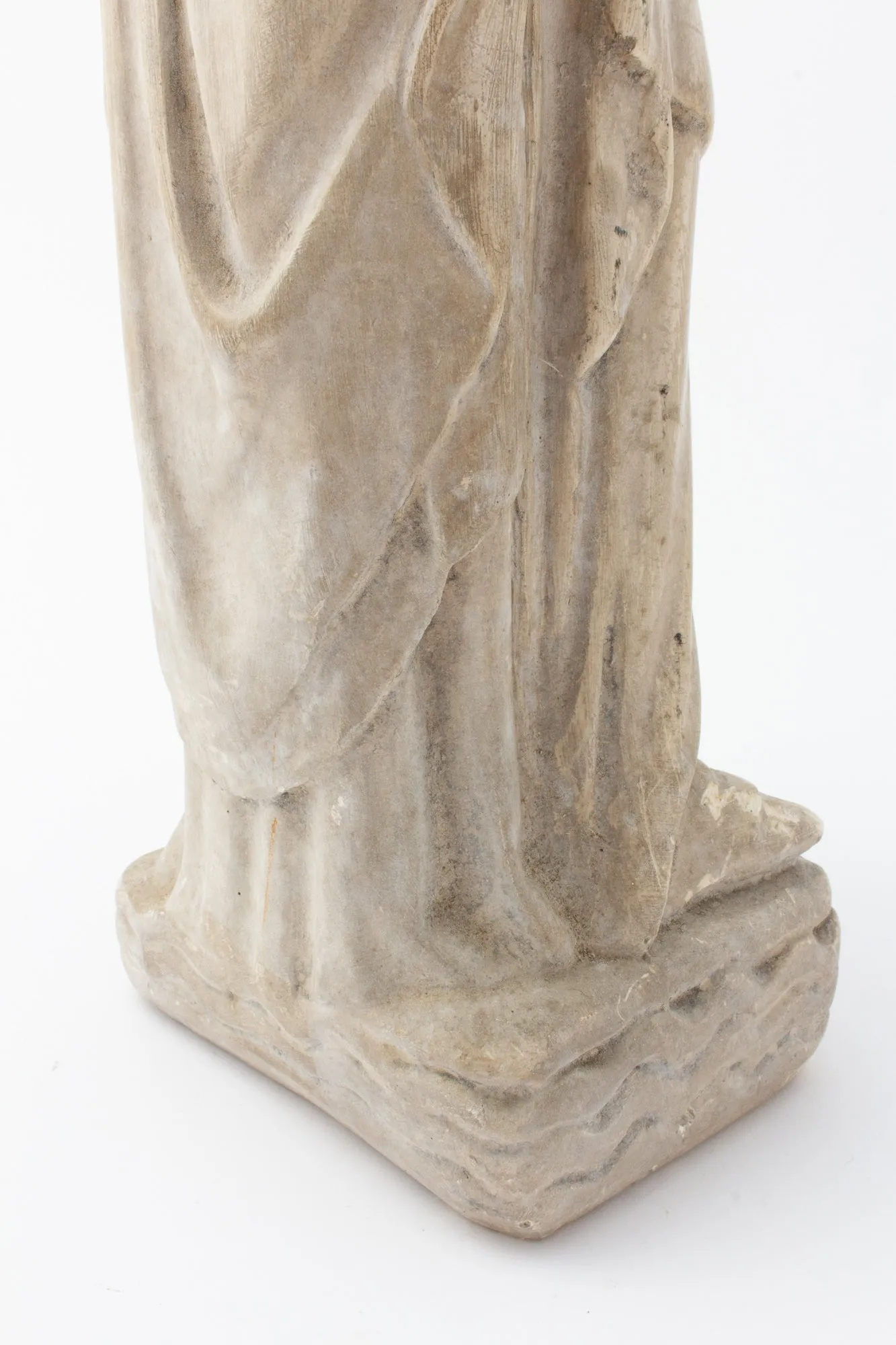 Antique French Religious Statue