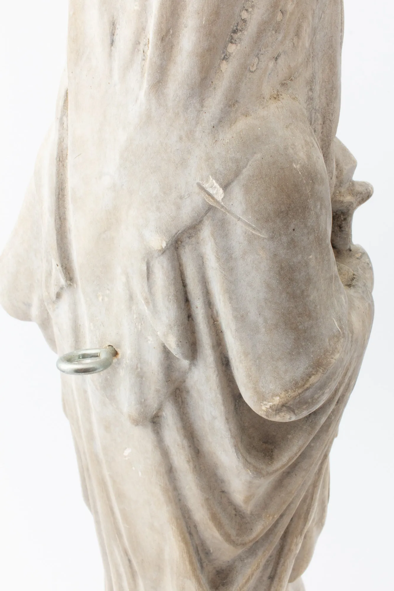 Antique French Religious Statue
