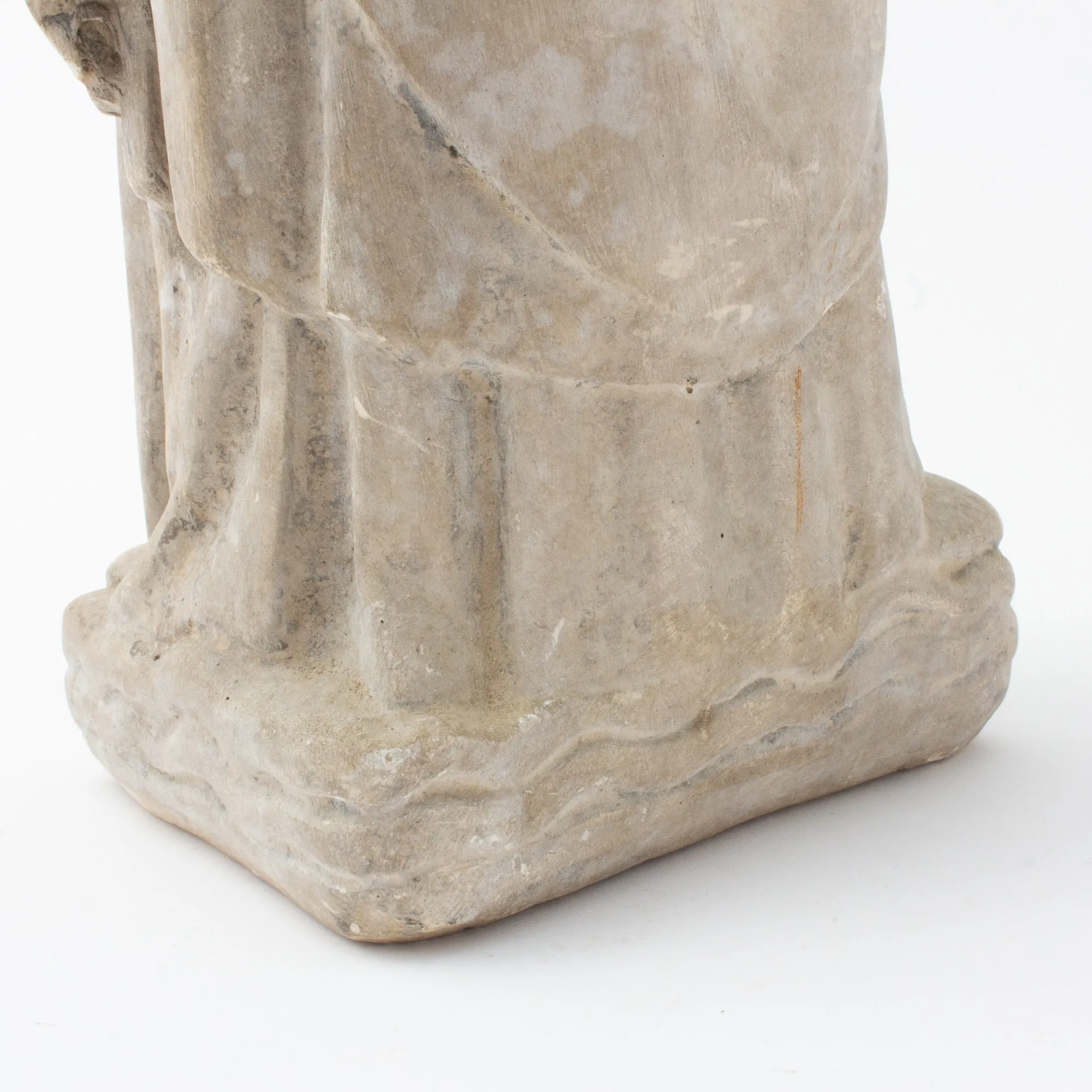 Antique French Religious Statue