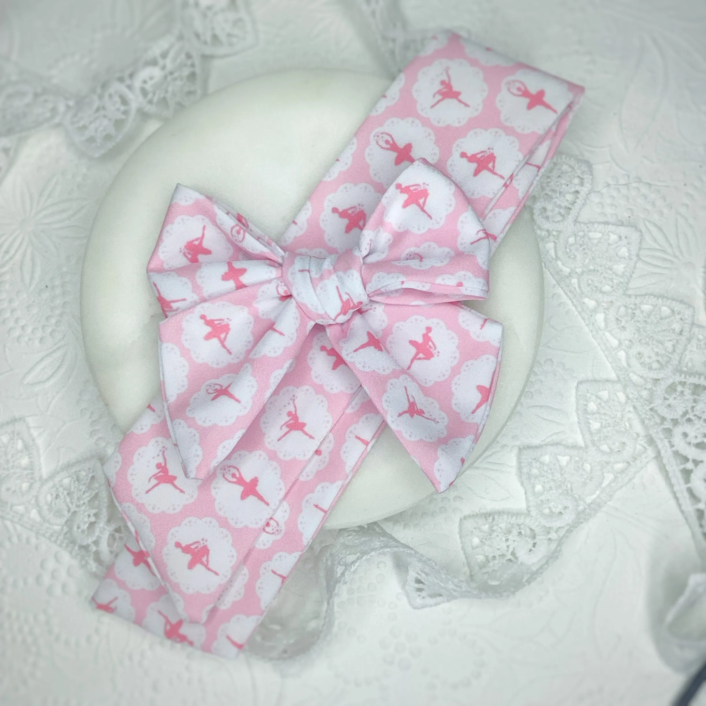 Ballerina Bow Strip and Scrunchie Collection