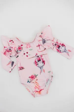Ballet Beauties Flutter Sleeve Leotard