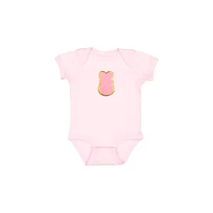 Ballet bunny patch onesie