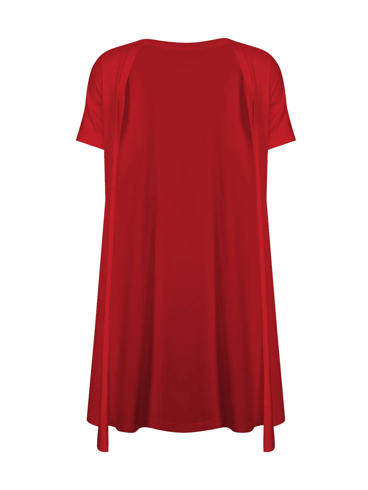 Bamboo Wrap Dress - Mini - Chili Pepper