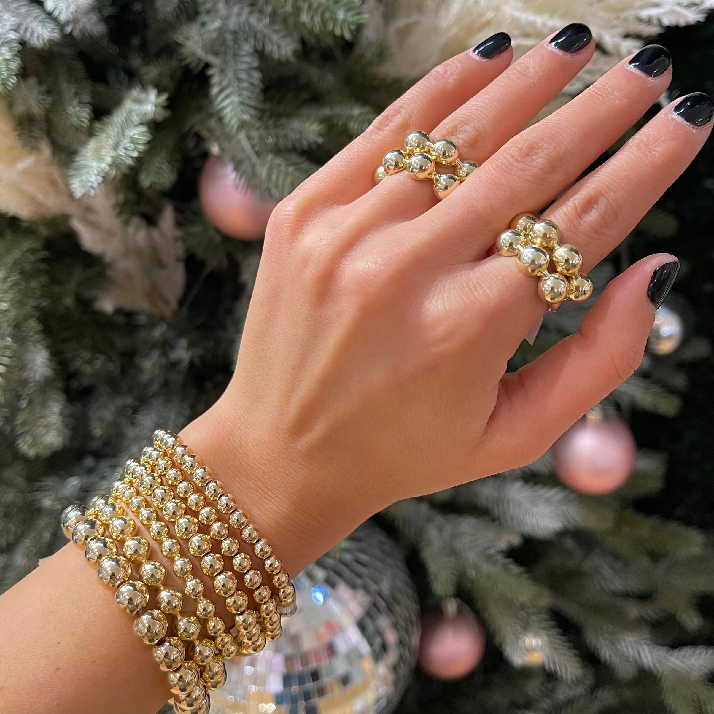 Beaded Ball Bangle