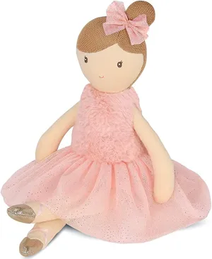 Bearington Lil' Ballerina Brunette Soft Plush Ballet Doll