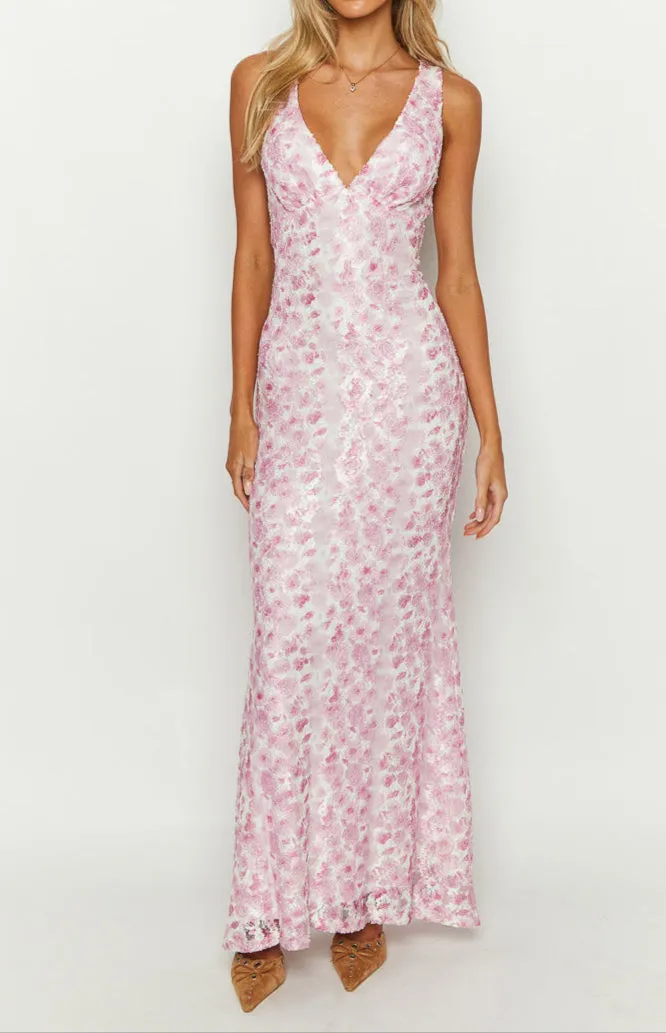 Bianca Rosa lace maxi dress 